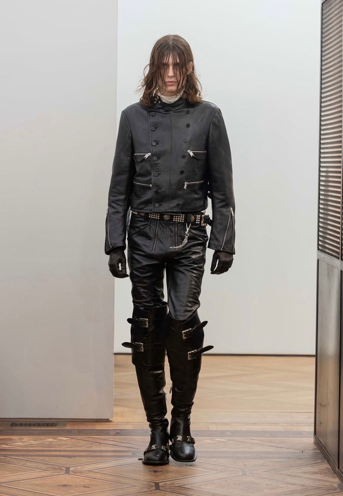 Hein Gericke 90‘s Doublebreasted Leather Jacket (L)