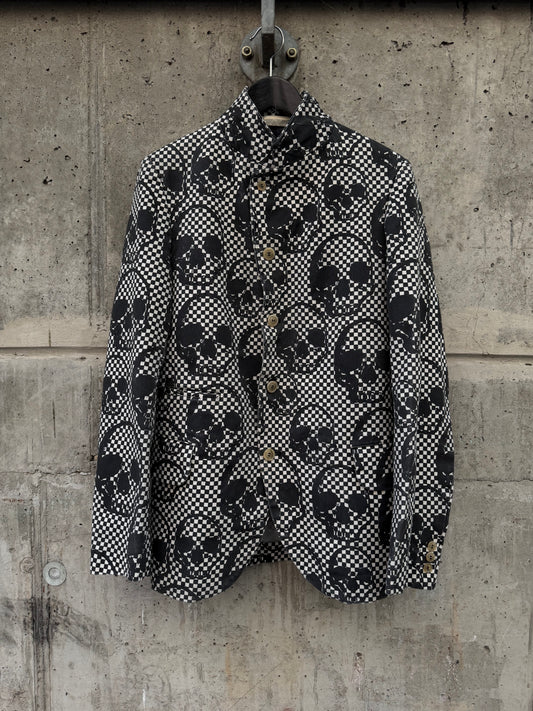 AW/10 Comme des Garçons Homme Plus Checkered Skull Blazer (M)