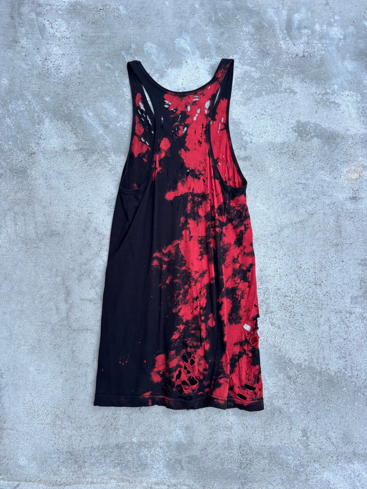 .G.B. Distressed Blood Splatter Longsleeve and Tanktop (S)