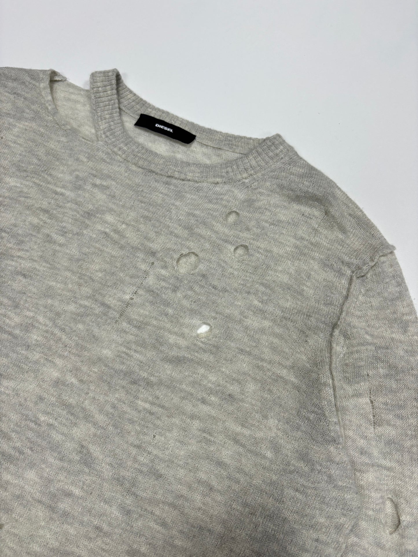 Diesel Womens Distressed Sweater (S)