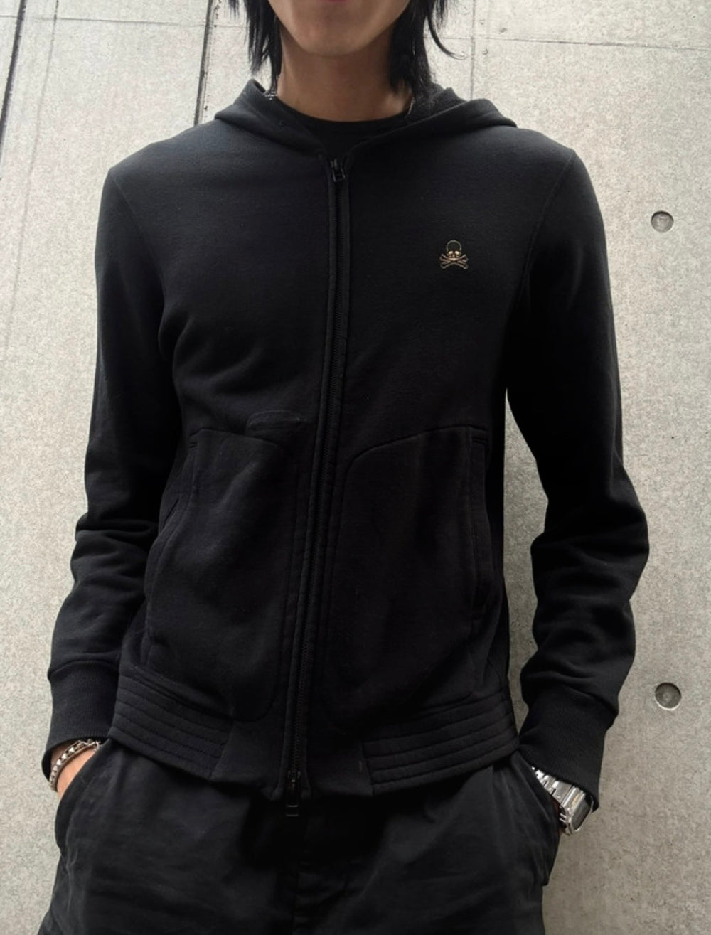 Roen Skull Zip Hoodie (M)