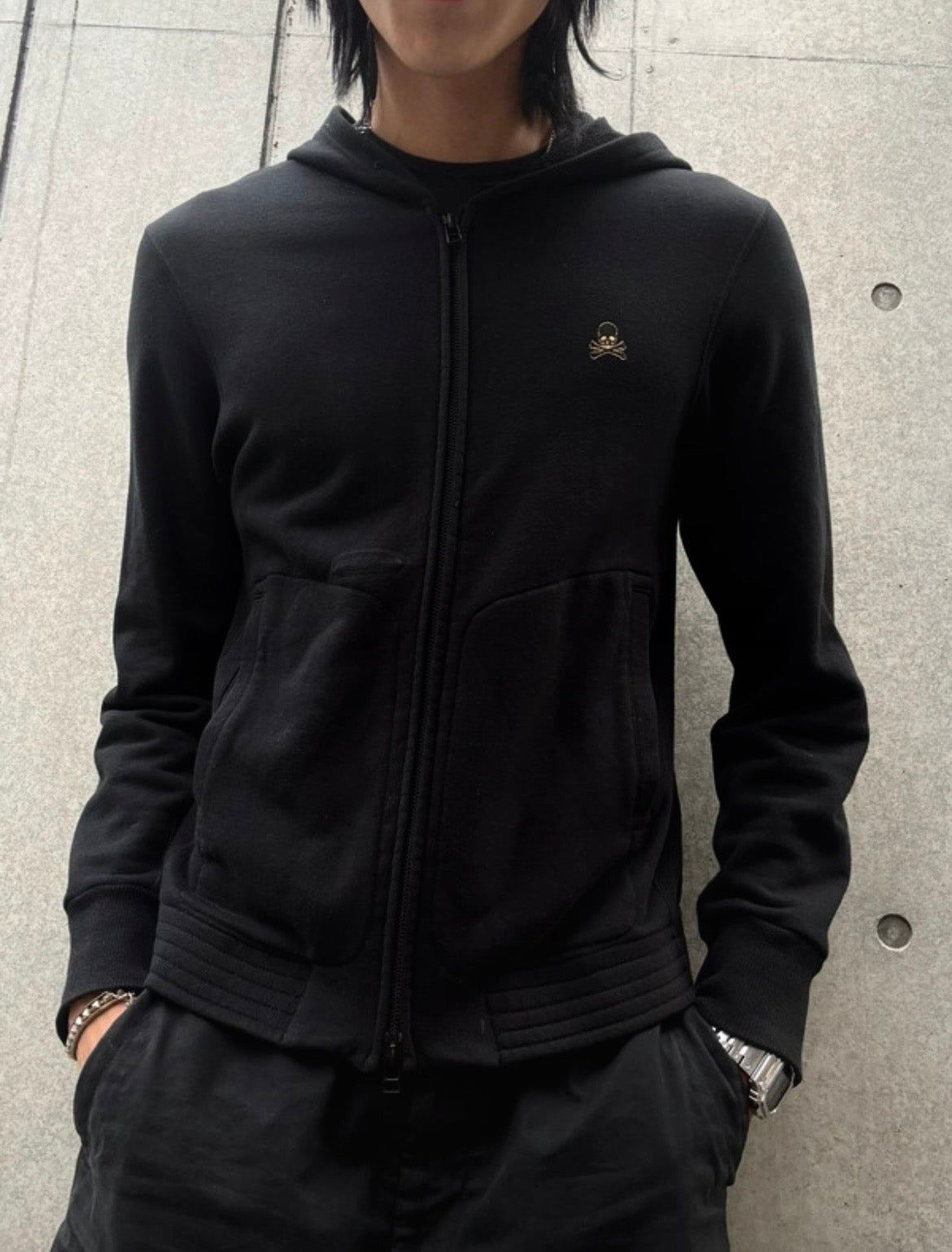 Roen Skull Zip Hoodie (M)