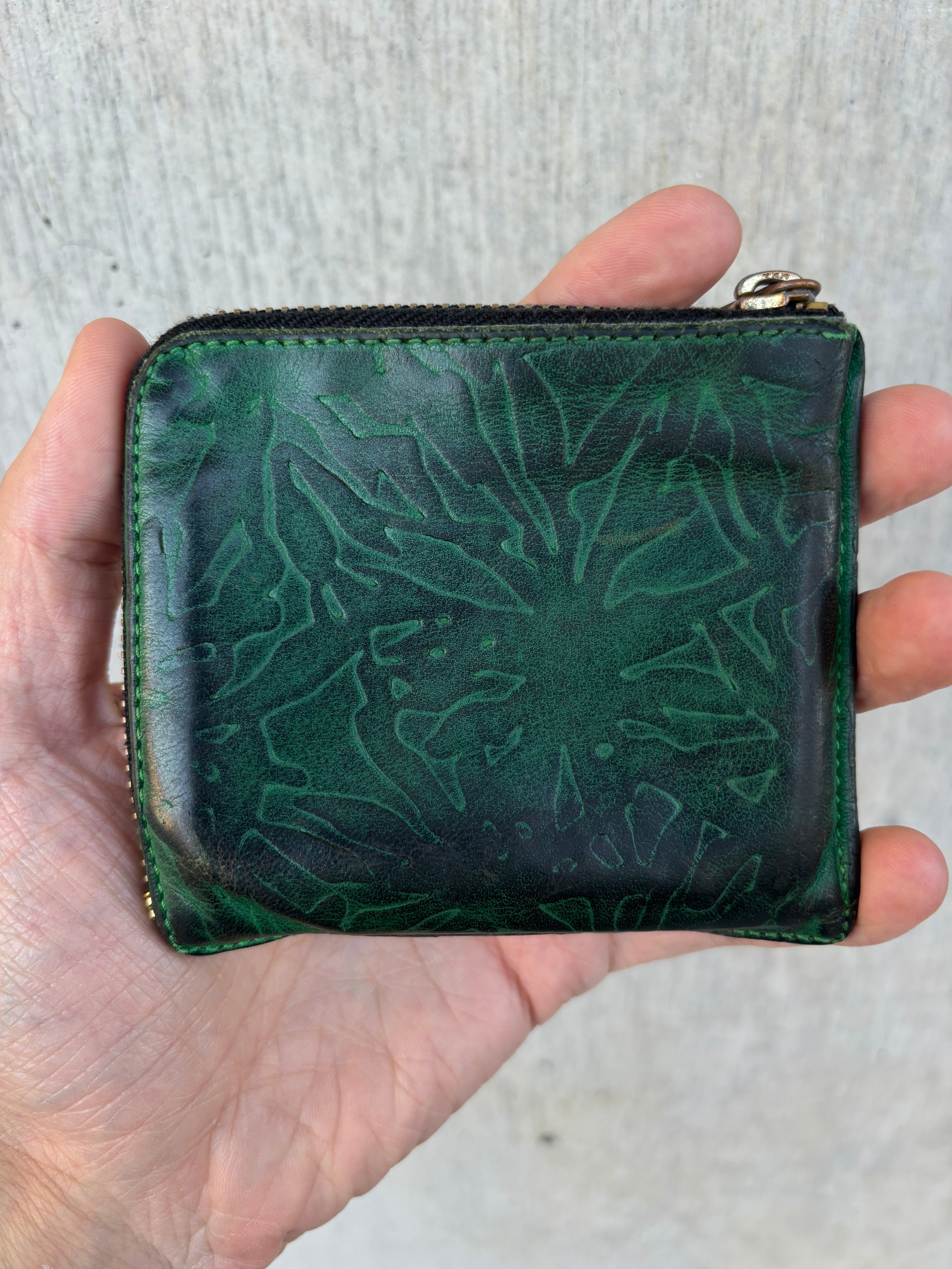 Comme des Garçons Dark Green Wallet