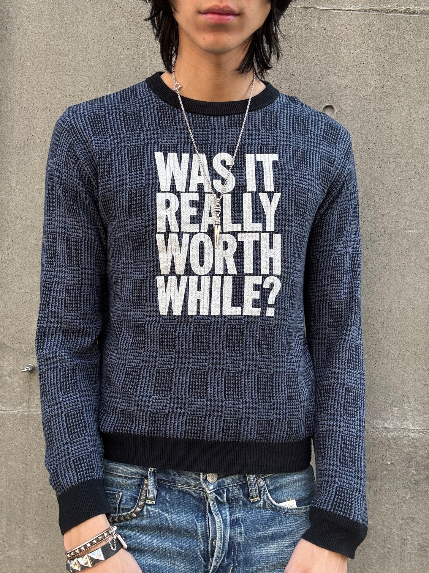 Hysteric Glamour Was It Really Worth It Sweater (S)