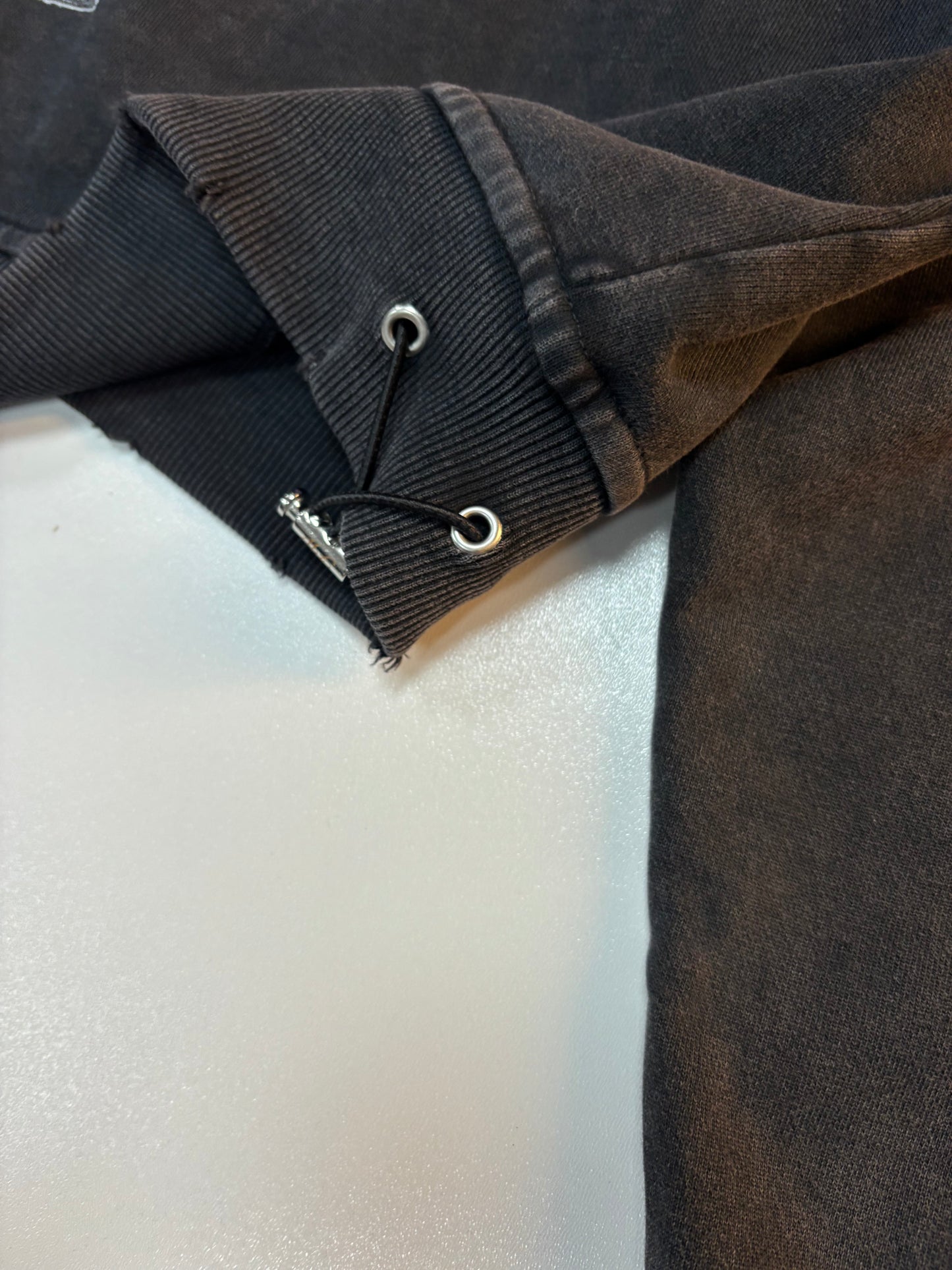 Vintendo x Fall Winter Projects Distressed Zip Hoodie