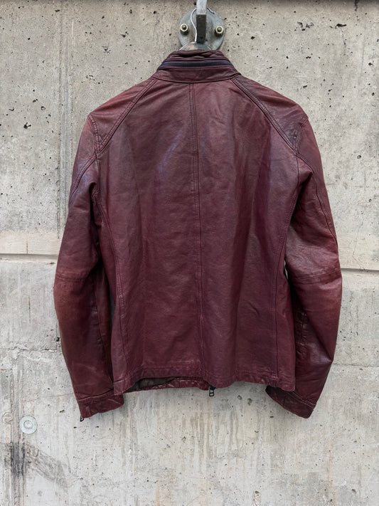 Setting Cracks Bloodred Rider Leather Jacket (S)