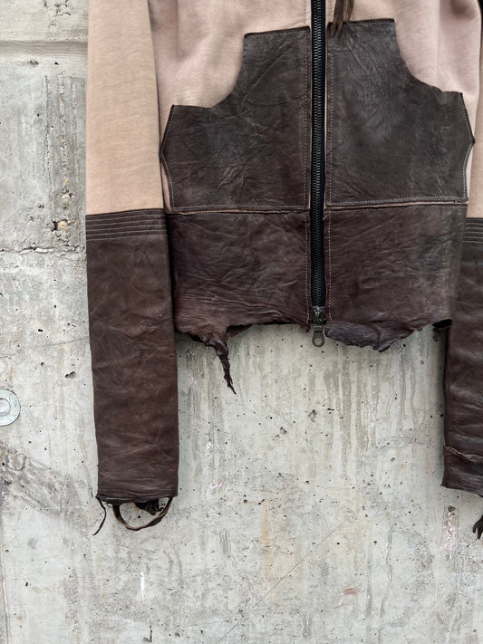 AW/06 Michel Berandi Leather Jacket (XS)