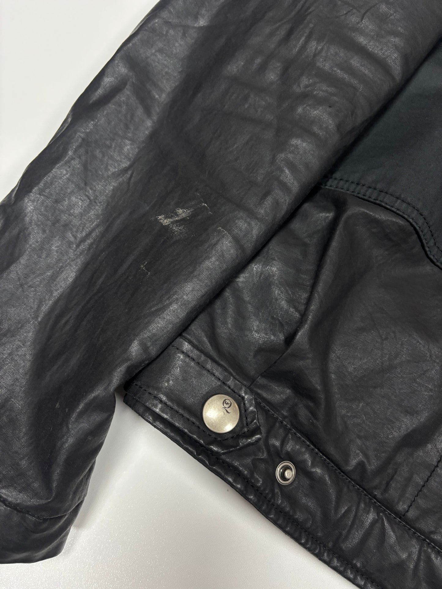 SS11 McQ by Alexander McQueen Waxed Rider Jacket (L)