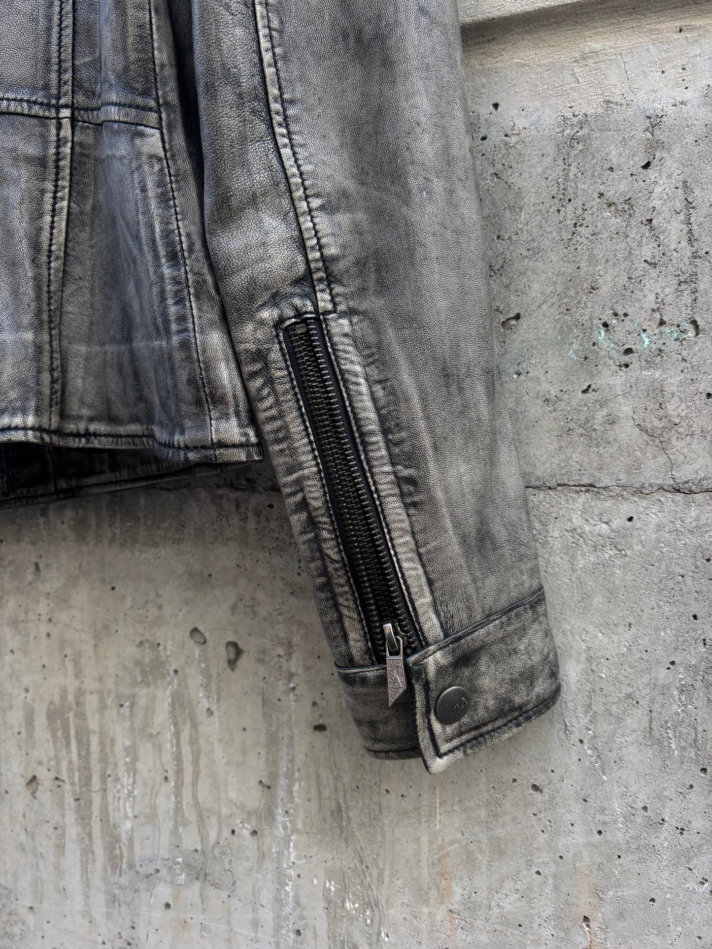 Preach Biker Leather Jacket (S)