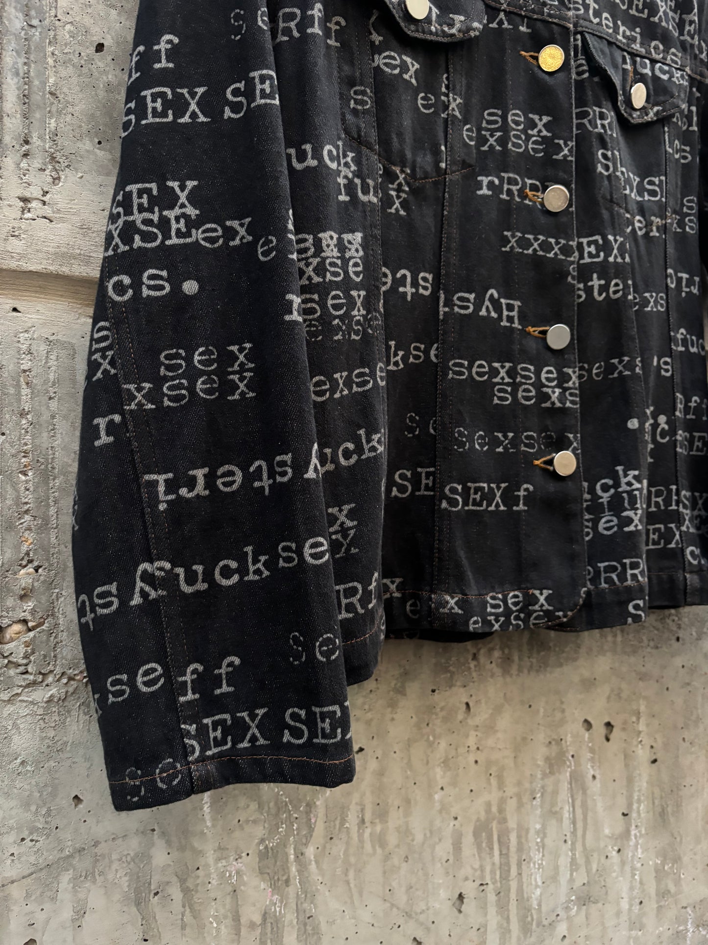 SS99 Hysteric Glamour Sex Trucker Jacket (S)