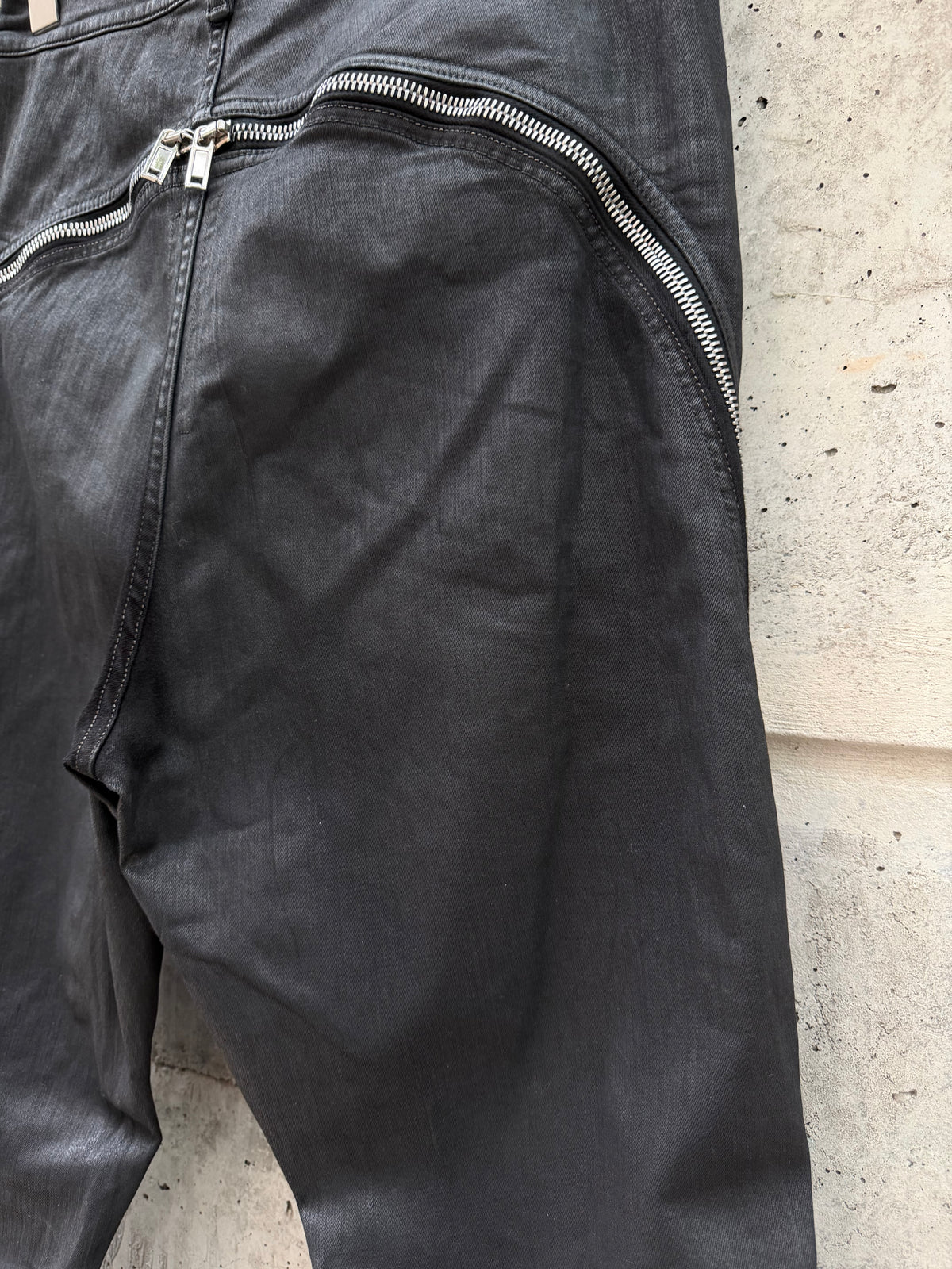 SS/24 Rick Owens Waxed Black DRKSHDW Bolan Denim (32)