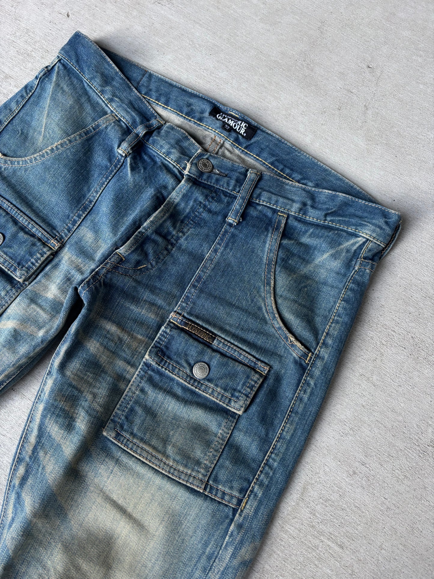 Hysteric Glamour Faded Cargo Pocket Denim (32)