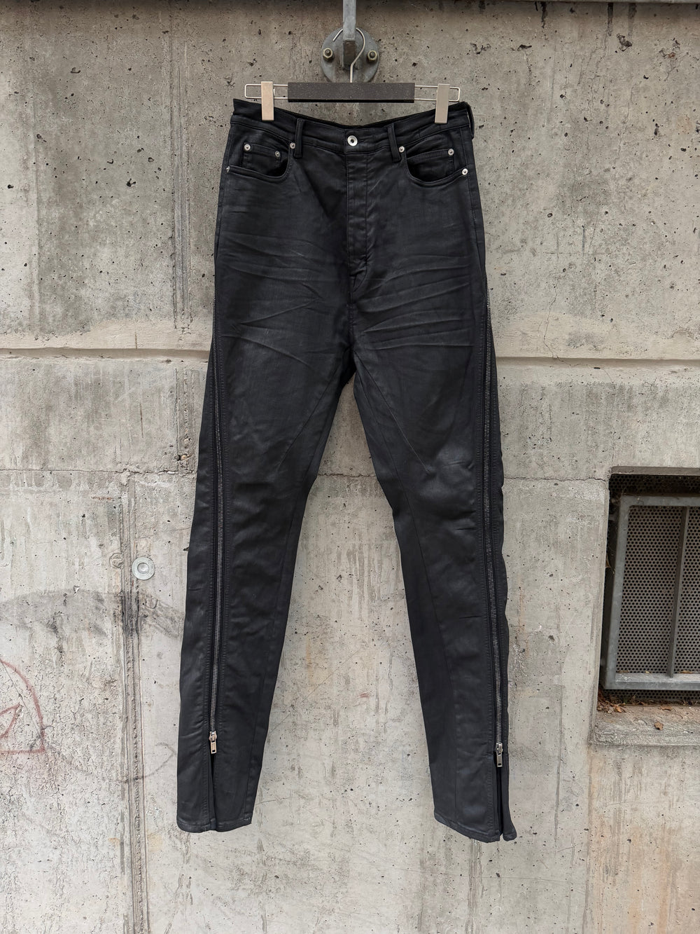SS/24 Rick Owens Waxed Black DRKSHDW Bolan Denim (32)