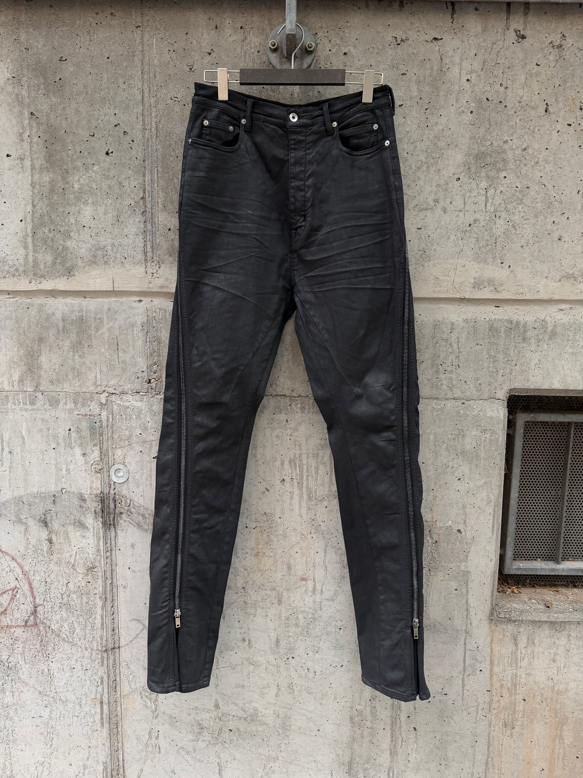 SS/24 Rick Owens Waxed Black DRKSHDW Bolan Denim (32)
