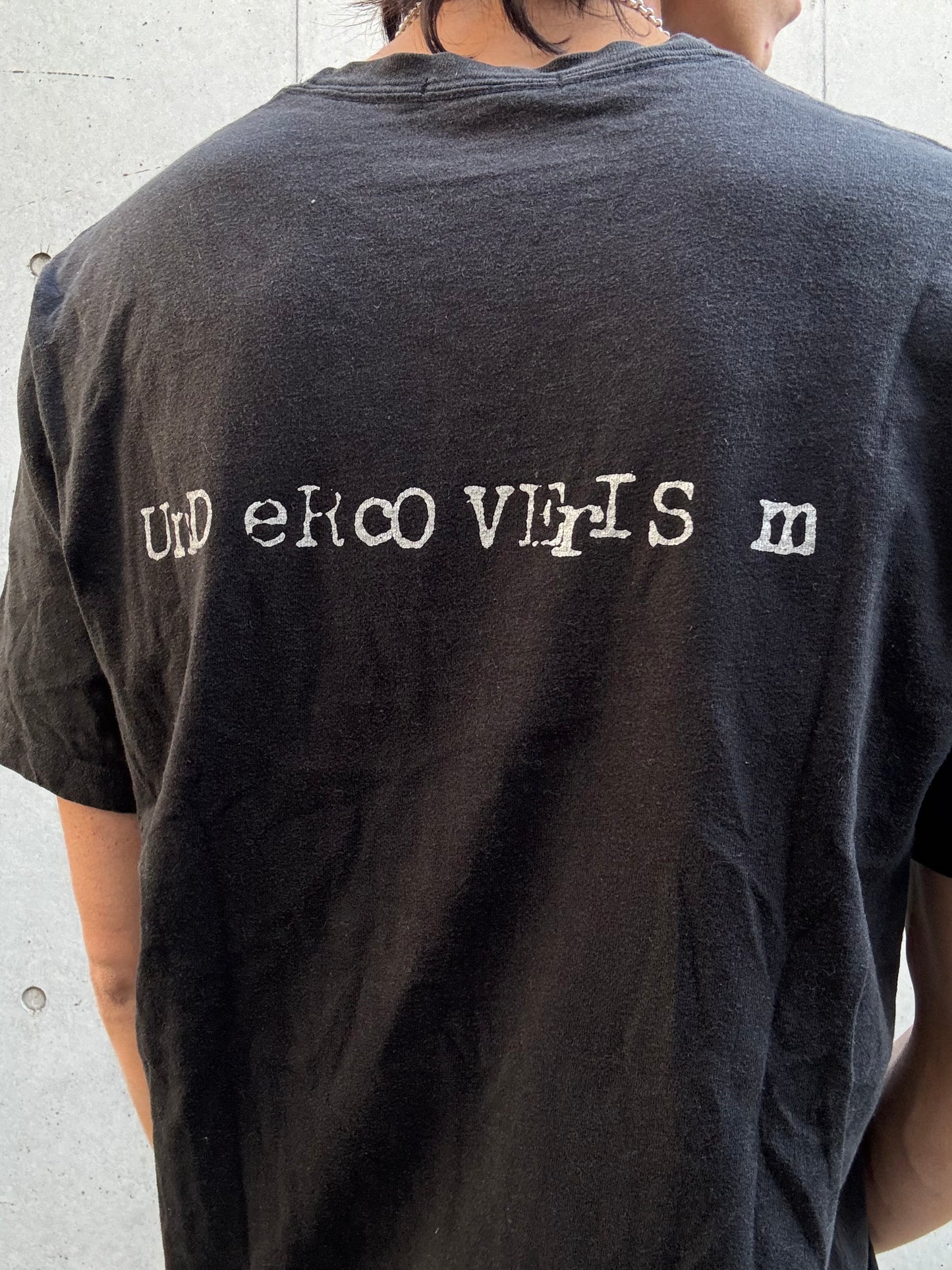 AW/03 Undercoverism Bin Laden/Bush Skull Tee (L)