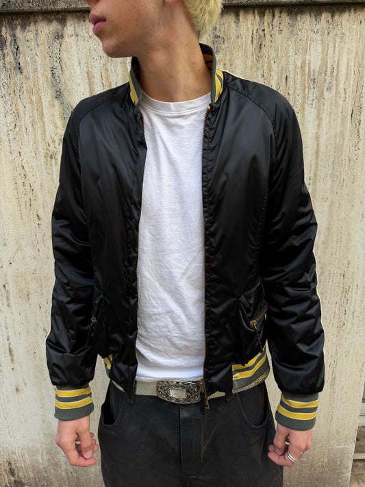 AW/99 Jean Paul Gaultier Quilted Varsity Bomber (M)