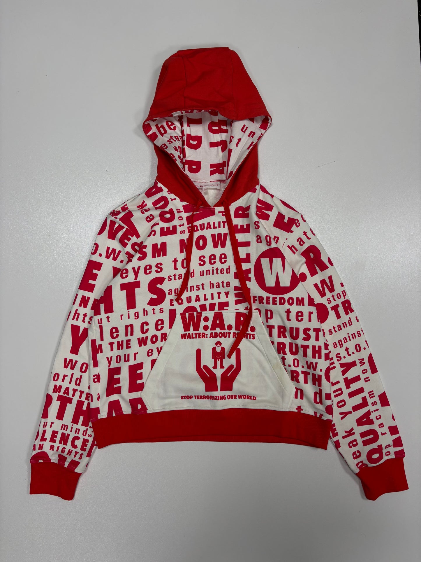Walter van Beirendonck War Hoodie (S)