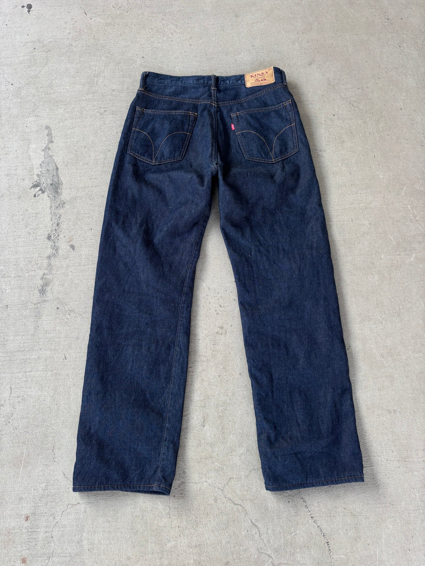 Hysteric Glamour Indigo Studded Baggy Denim (30)