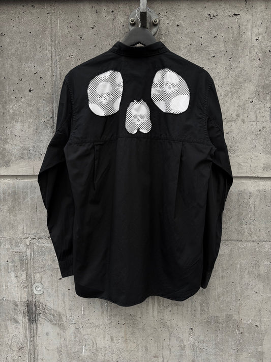 SS/11 Comme des Garçons Homme Plus "Skull of Life" Cut-Out Back Shirt (M)
