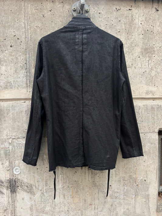 La Haine Inside Us Waxed Tripple Zip Up Jacket (S)