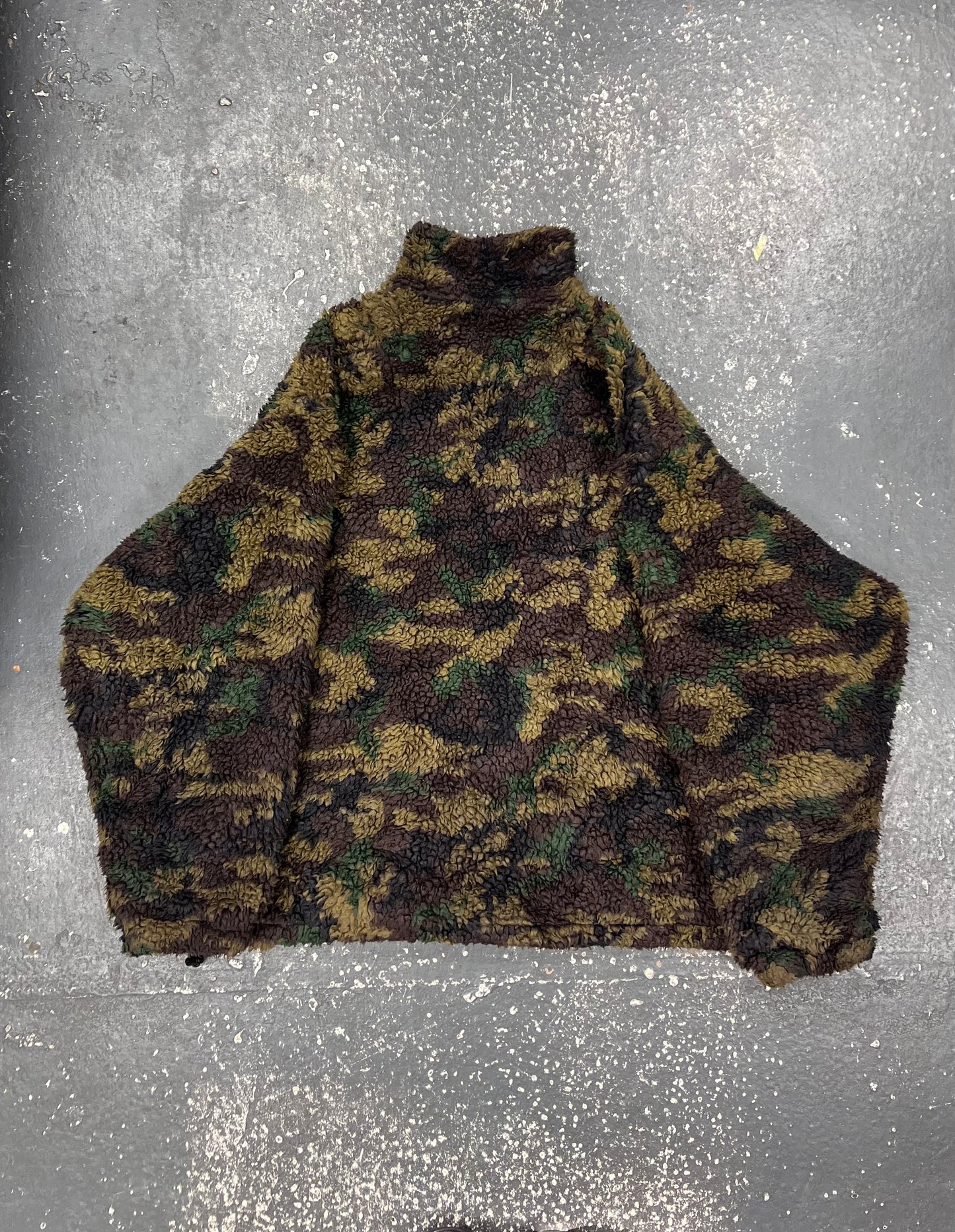 Balenciaga Green Camo Fleece Jacket (Unifit)