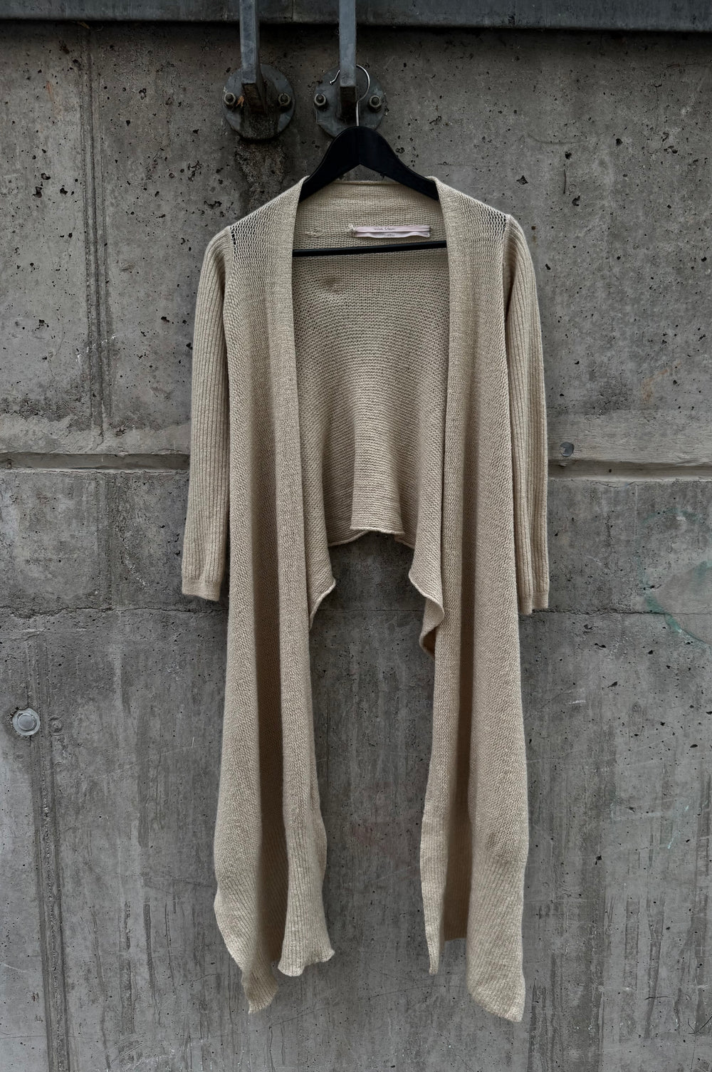 AW/05 Rick Owens Draped Knit Cardigan (S)