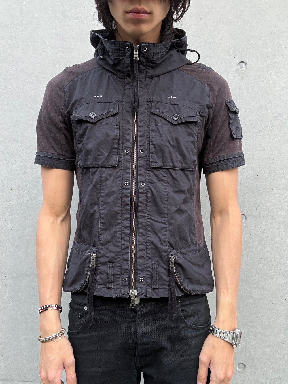 PPFM Sleeveless Cargo Hoodie (M)