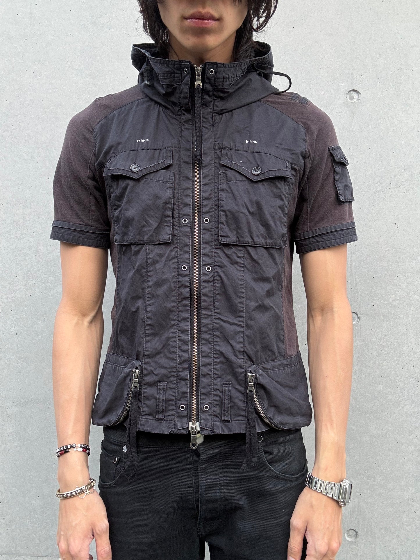 PPFM Sleeveless Cargo Hoodie (M)