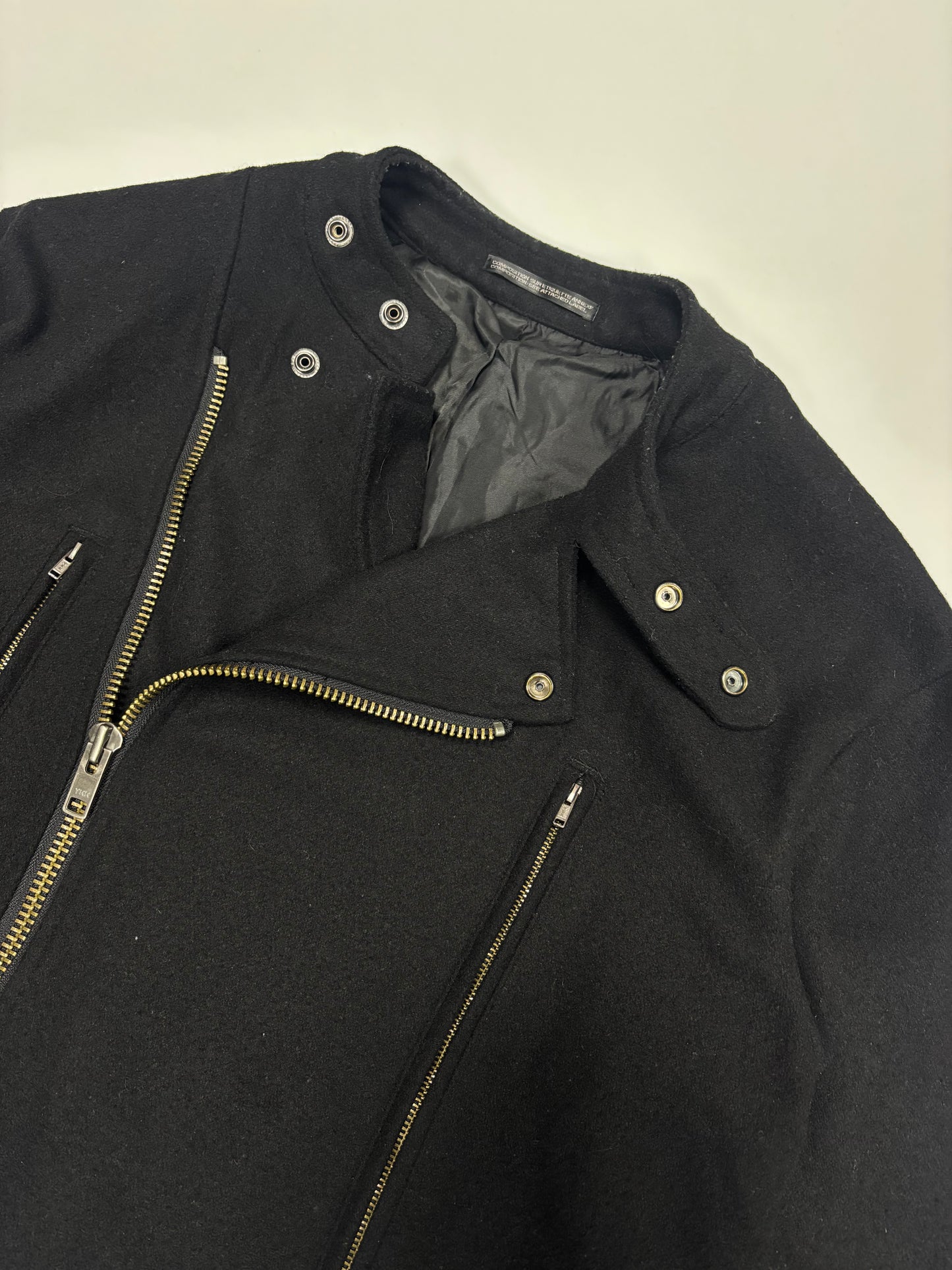 AW14 Yohji Yamamoto Pour Homme Multi Zip Rider Jacket (3)
