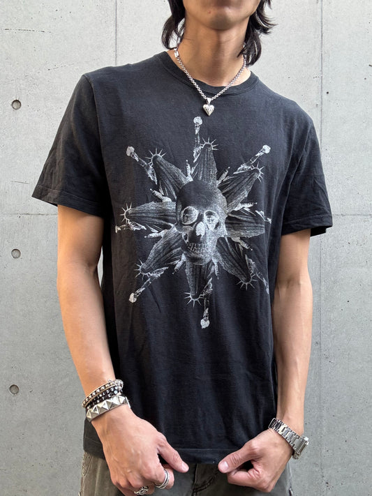 AW/03 Undercoverism Bin Laden/Bush Skull Tee (L)