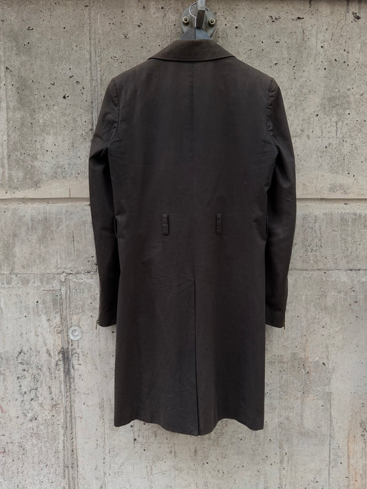 SS/98 Raf Simons „Black Palms“ Zip-Lapel Coat (48)