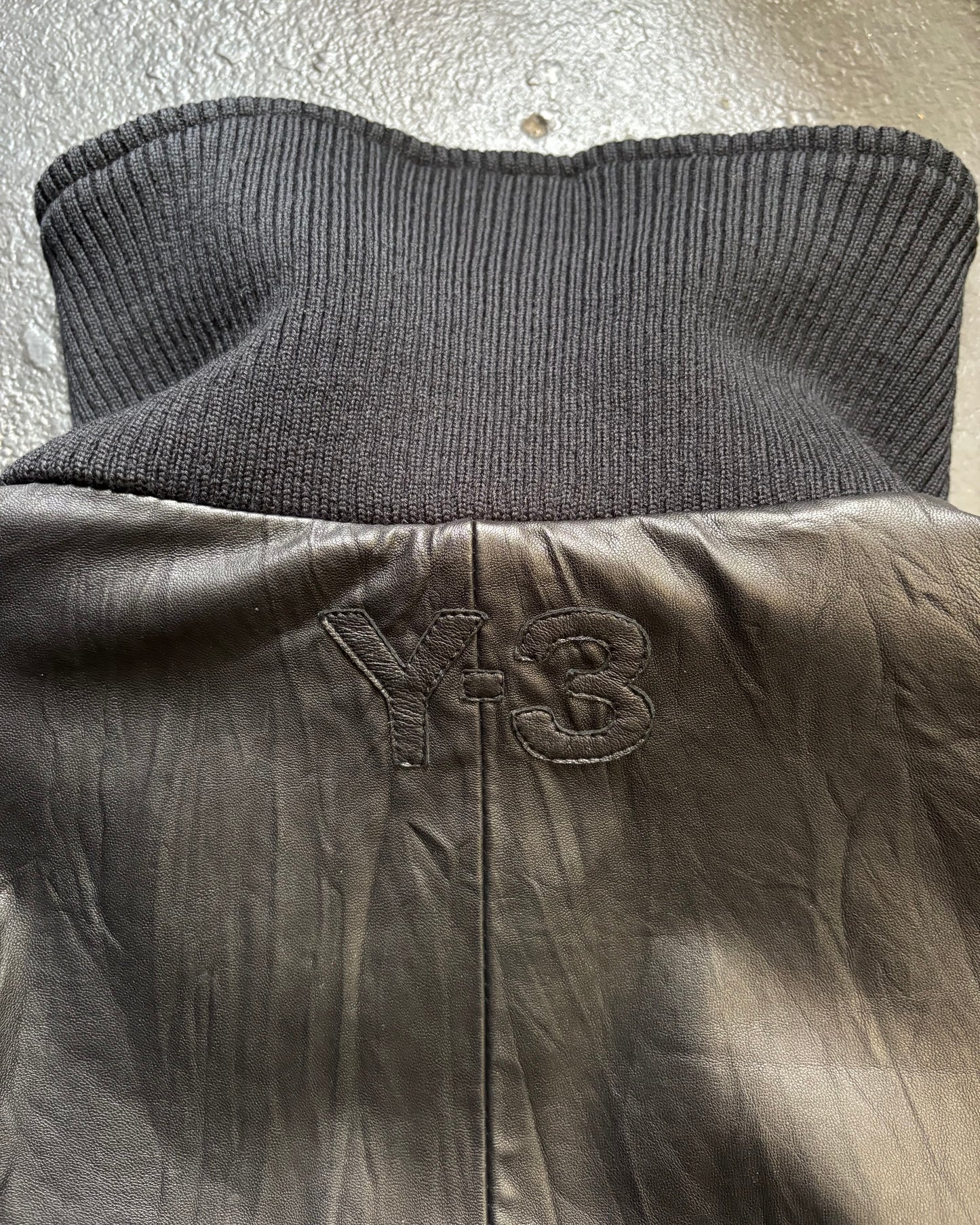 Y-3 by Yohji Yamamoto Leather Jacket (S)