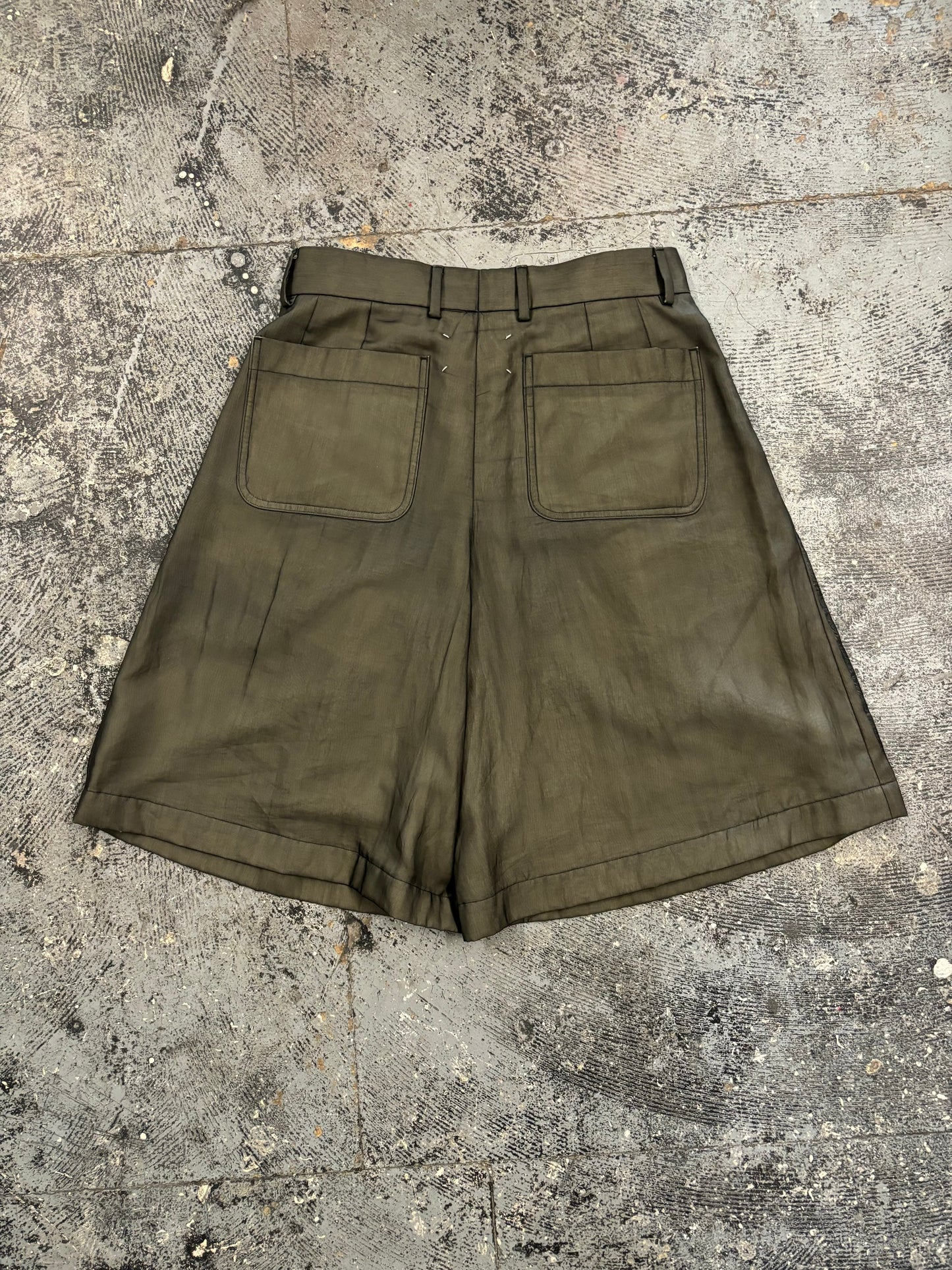 Margiela Mainline Mesh Overlay Shorts (31)