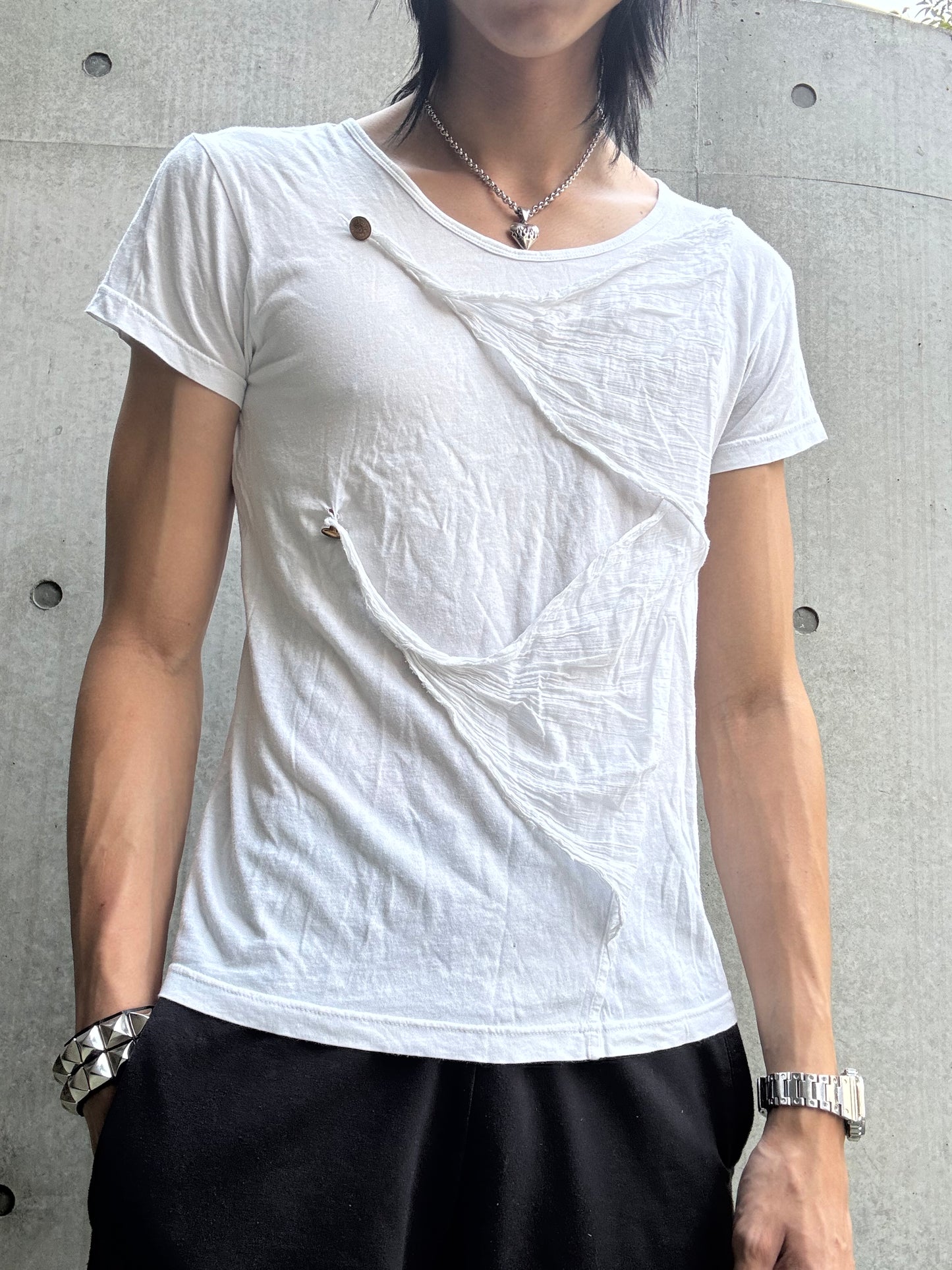 White Pirate Flag Tee (M)