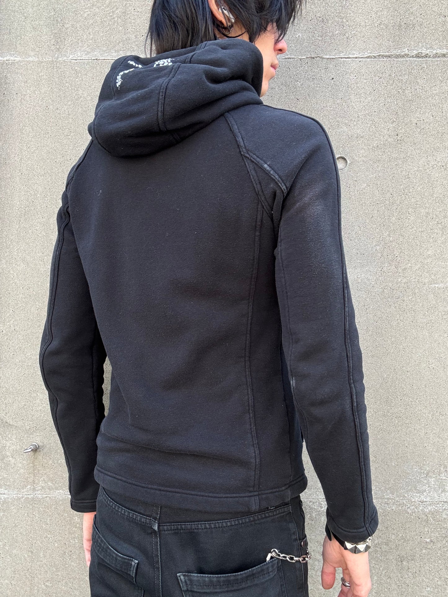 Roar Guns Studded Raglan Zip Hoodie (L)