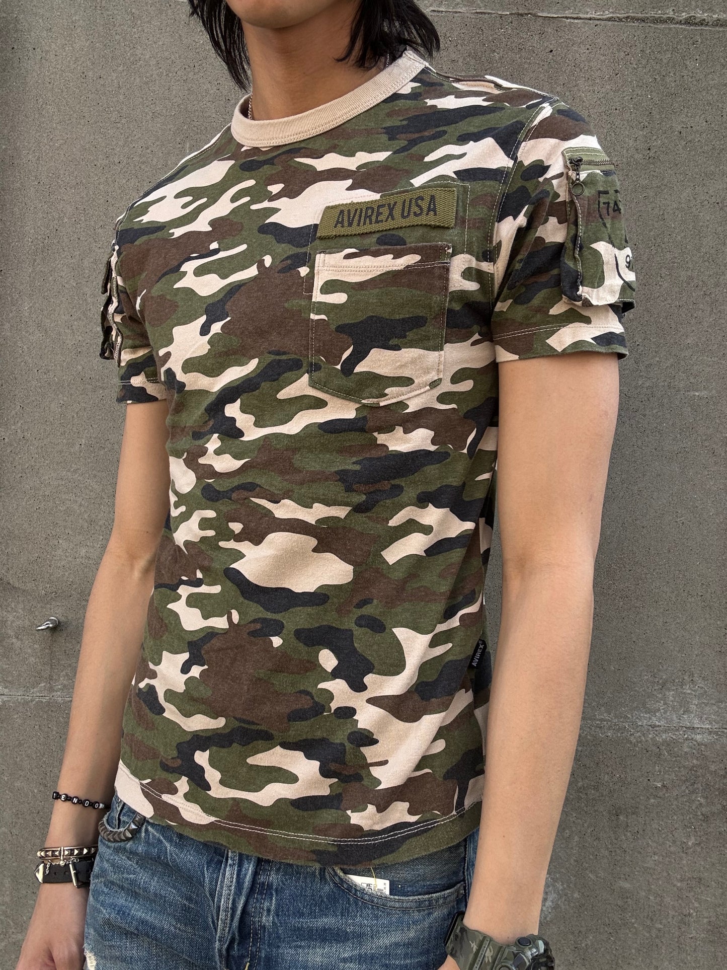 Avirex Camo Cargo Shirt (M)