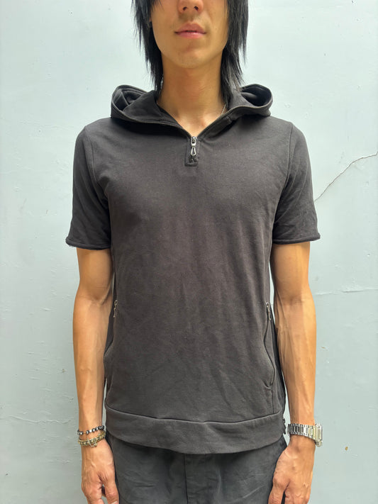 Semantic Design Scarstitch Sleeveless Hoodie (L)