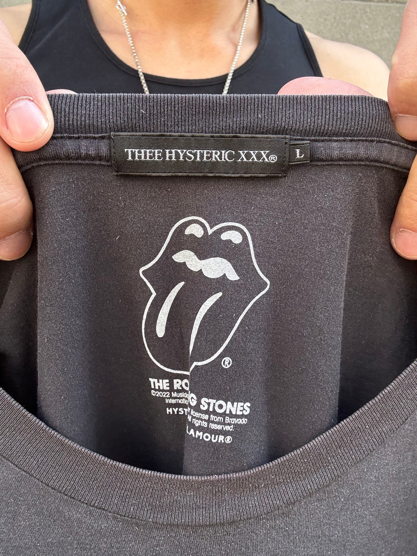 Hysteric Glamour Rolling Stones Faded Tee (L)