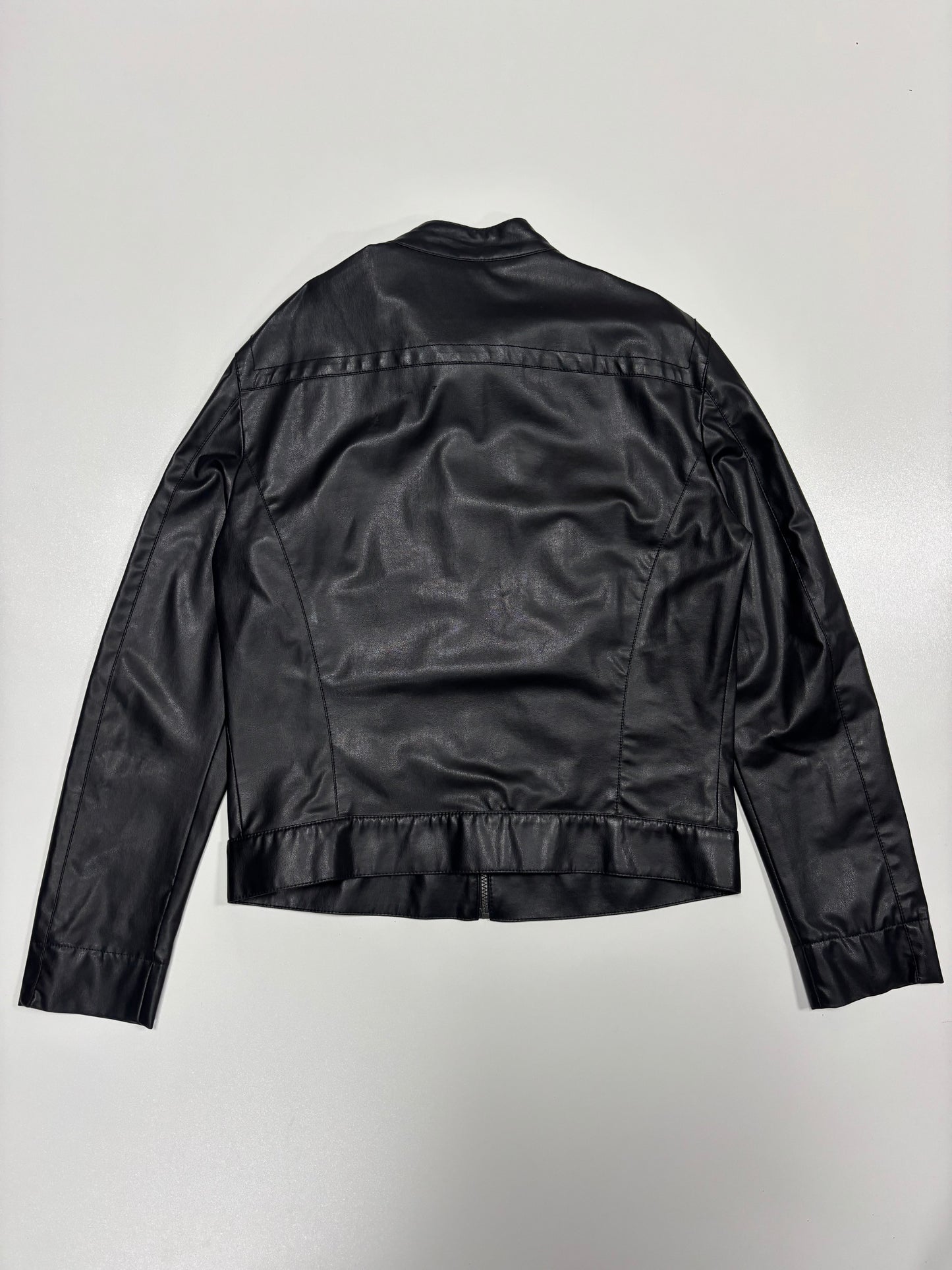 Bikkembergs Leather Jacket (M)