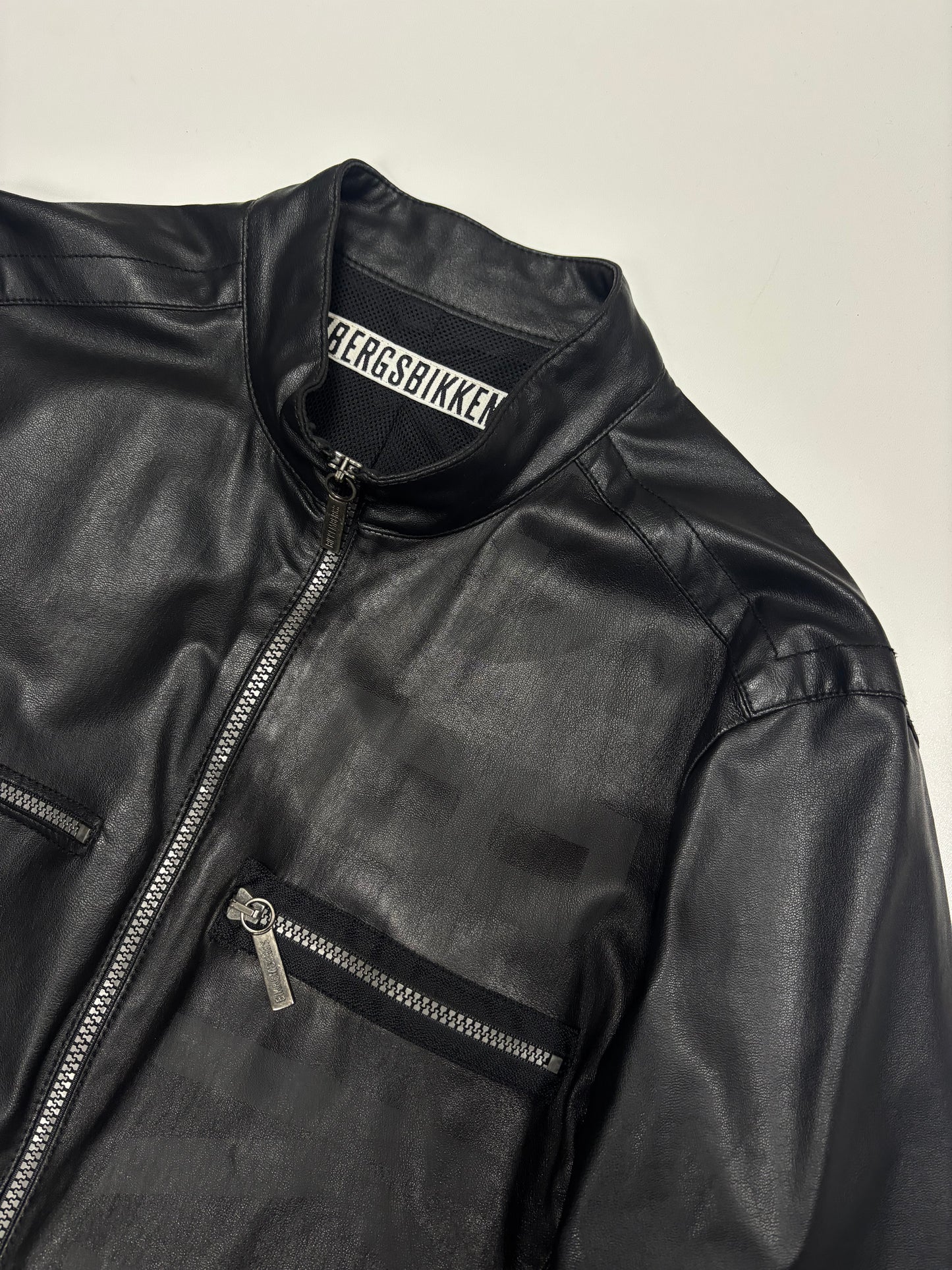 Bikkembergs Leather Jacket (M)