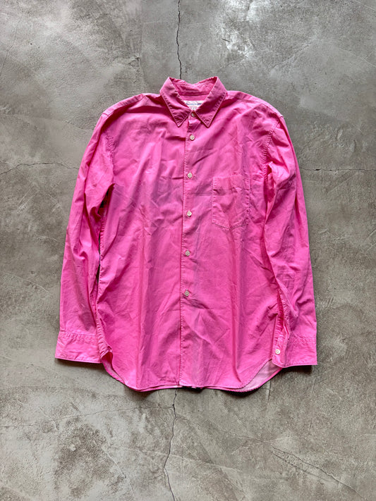 SS/2010 Comme des Garçons Shirt Pink Union Jack Shirt (M)