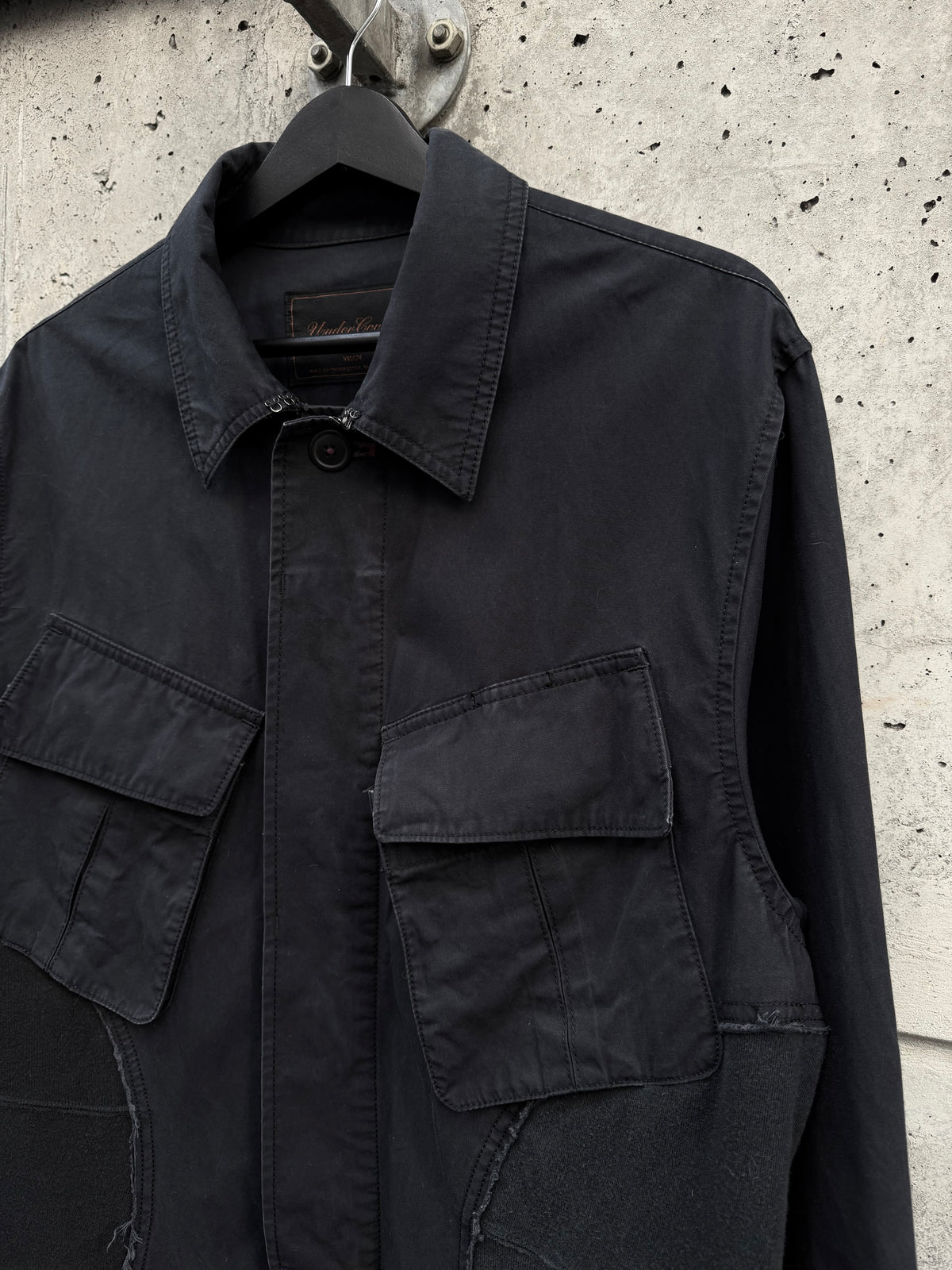 SS/03 Undercover « Scab »Skull Patchwork Jacket (M)
