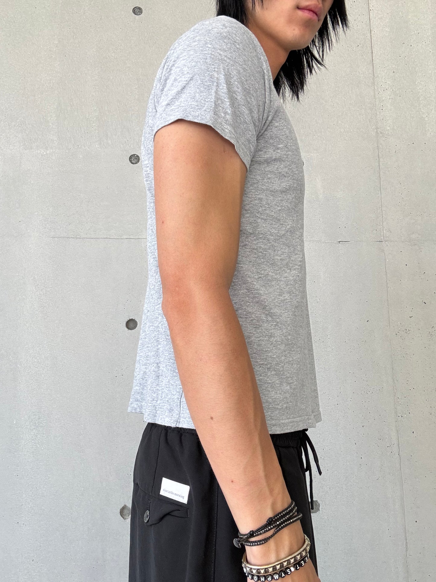 Number (N)ine Denim Cropped Bogo Tee (M)