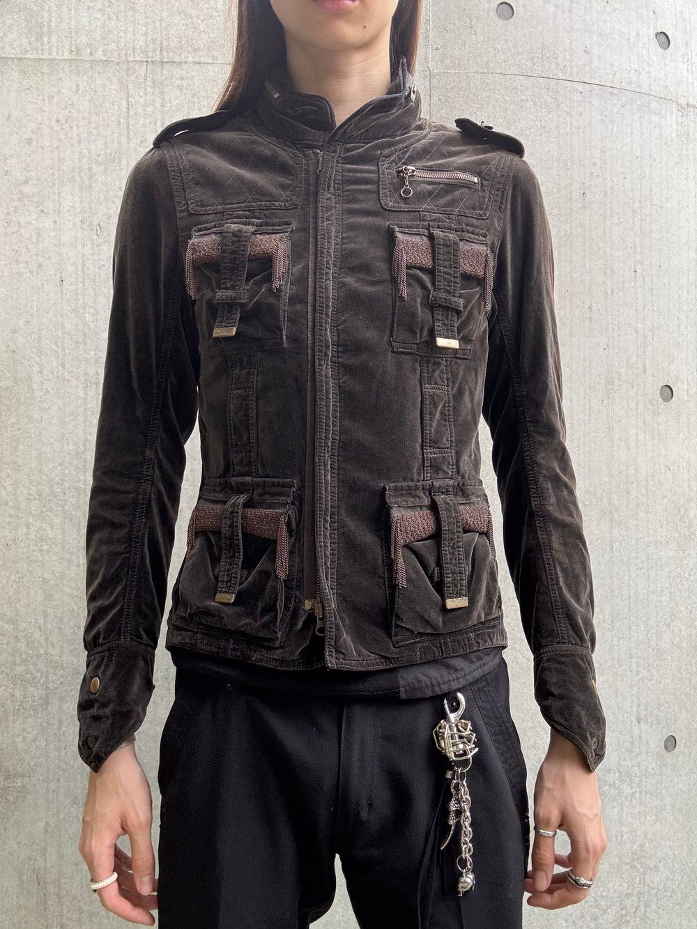 Halb by Kiminori Morishita Velvet Military Jacket (M)