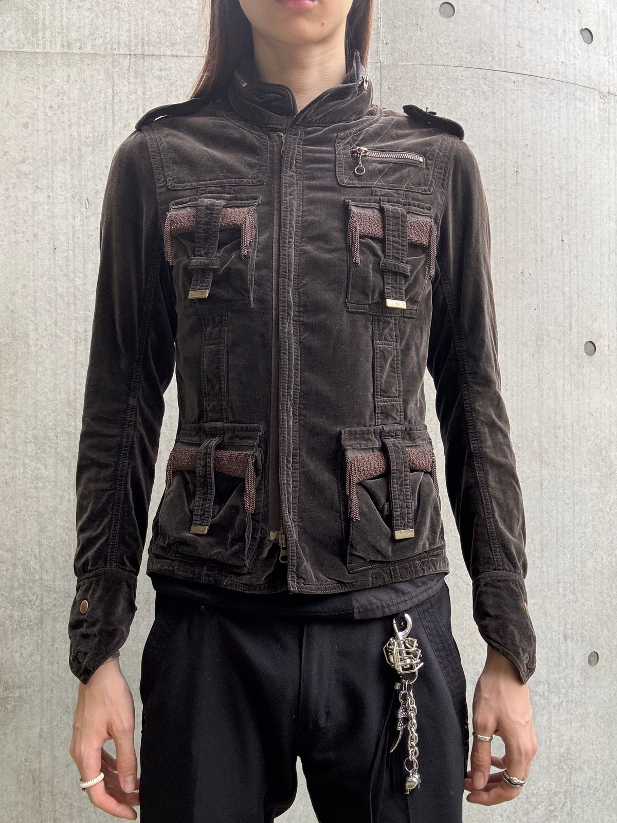 Halb by Kiminori Morishita Velvet Military Jacket (M)