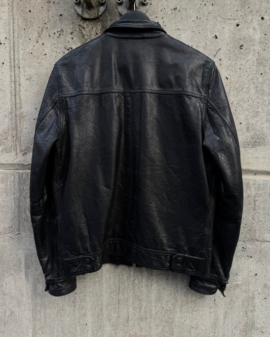 Leather Biker Jacket Oakwood