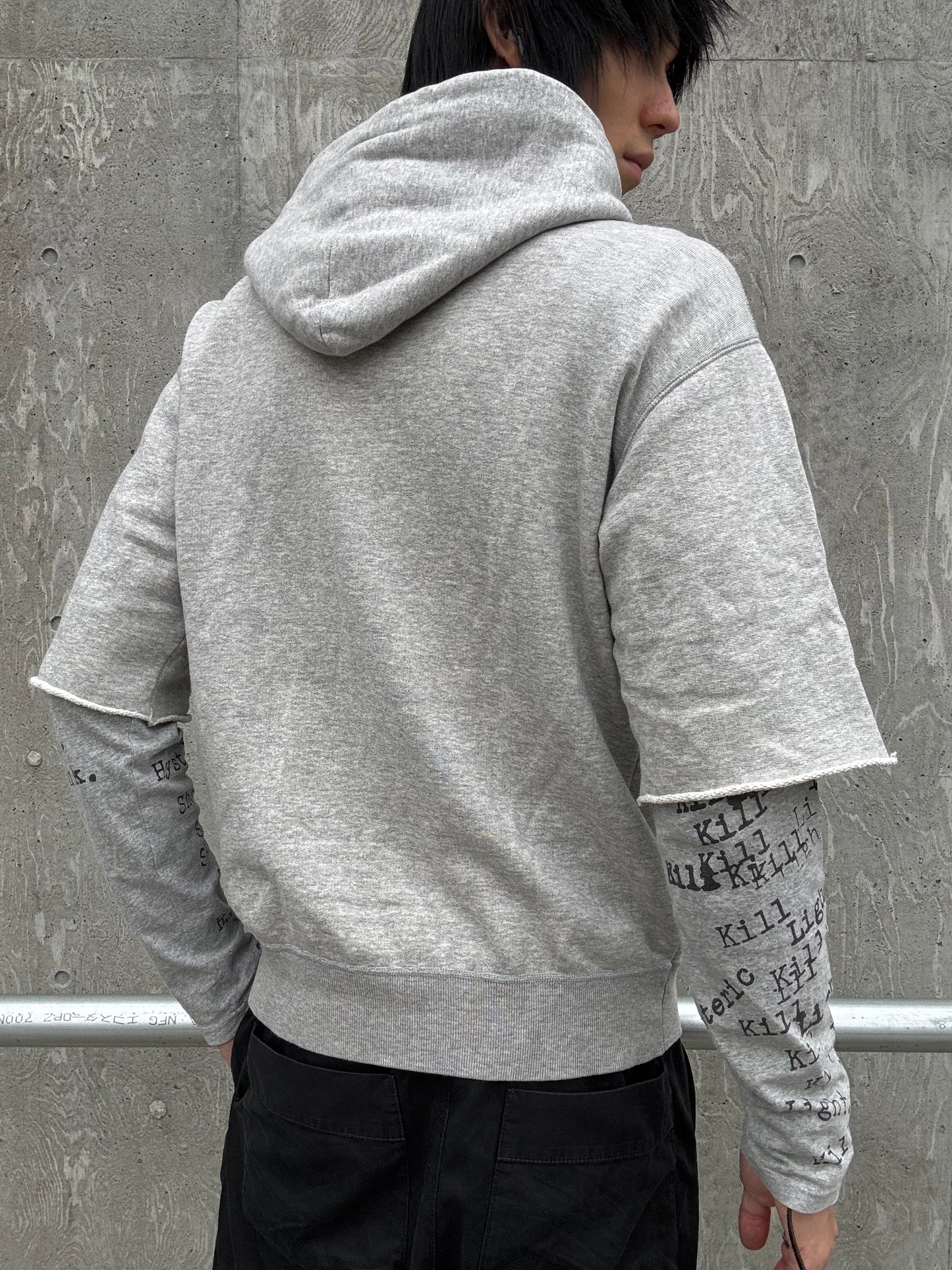 SS/99 Hysteric Glamour Typewriter Hoodie (L)