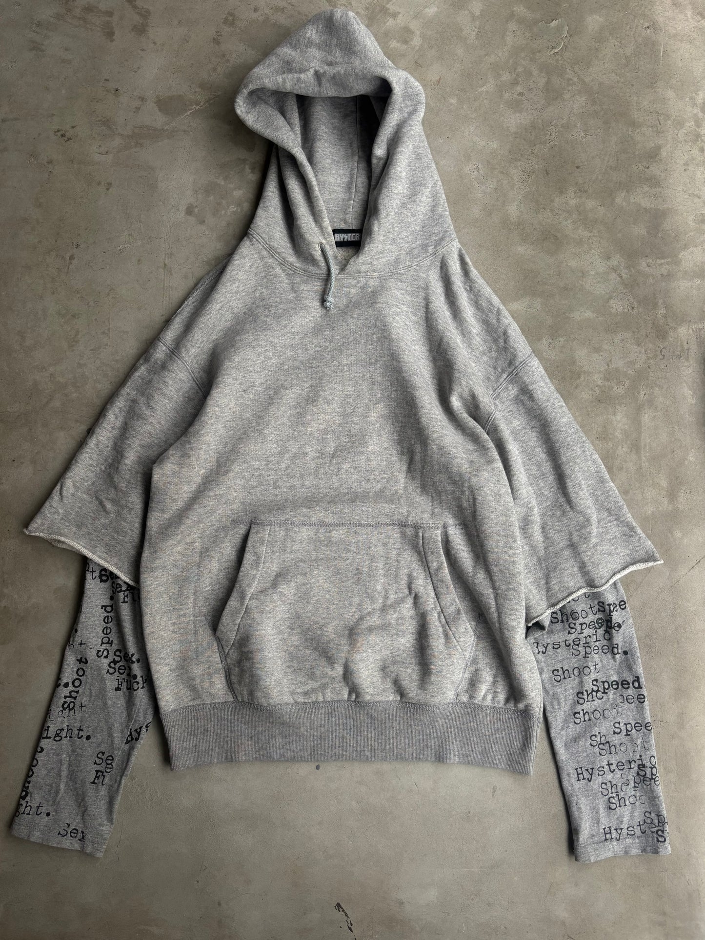 SS/99 Hysteric Glamour Typewriter Hoodie (L)