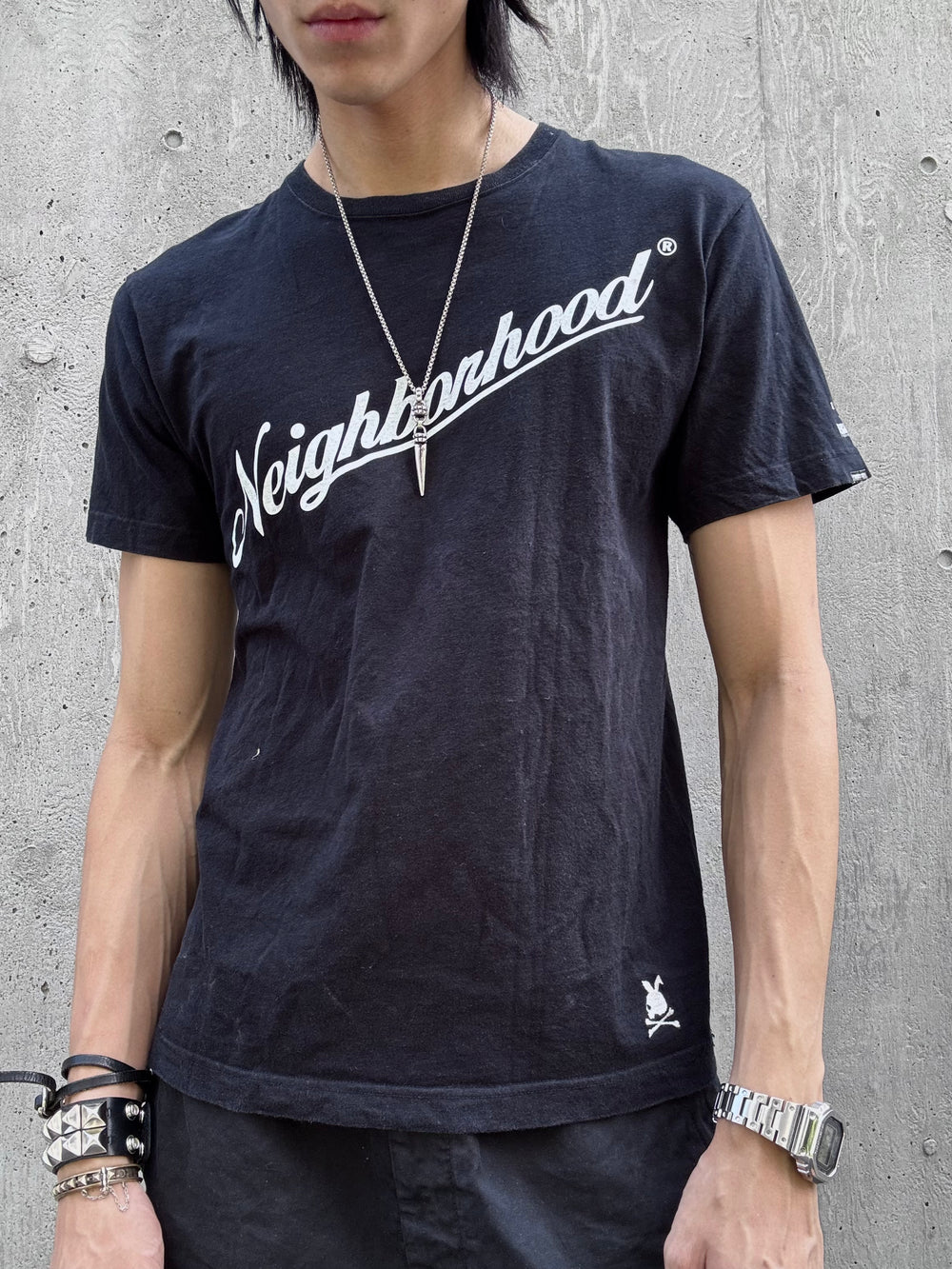 Neighborhood x Mastermind Japan Collaboration Tee (L)