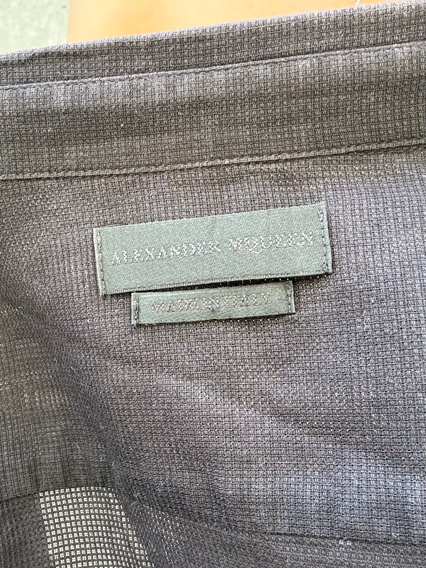 SS/08 Alexander McQueen Bondage Shirt (M)